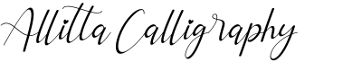 Allitta Calligraphy Complete Family